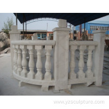 White Marble Balustrade For Sale